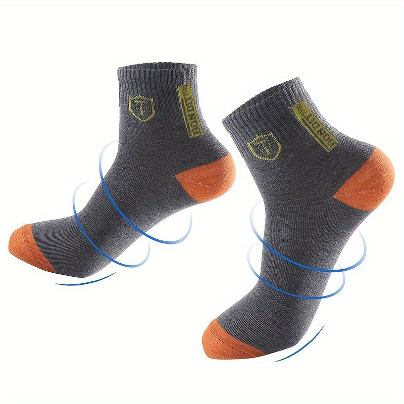 6 Pairs LIJIE Men's Breathable Crew Socks – Comodidad y Estilo Todo el Día 🧦✨