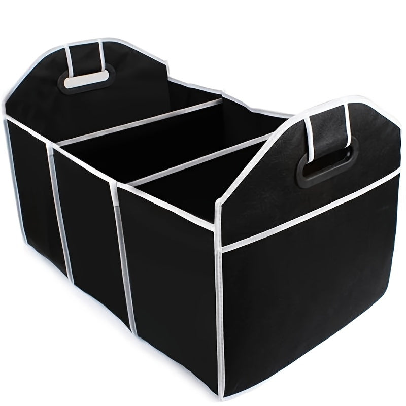 Bolsa Organizadora Plegable para Maletero de Auto – Caja de Almacenamiento Negra 🚗