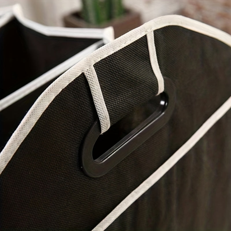 Bolsa Organizadora Plegable para Maletero de Auto – Caja de Almacenamiento Negra 🚗