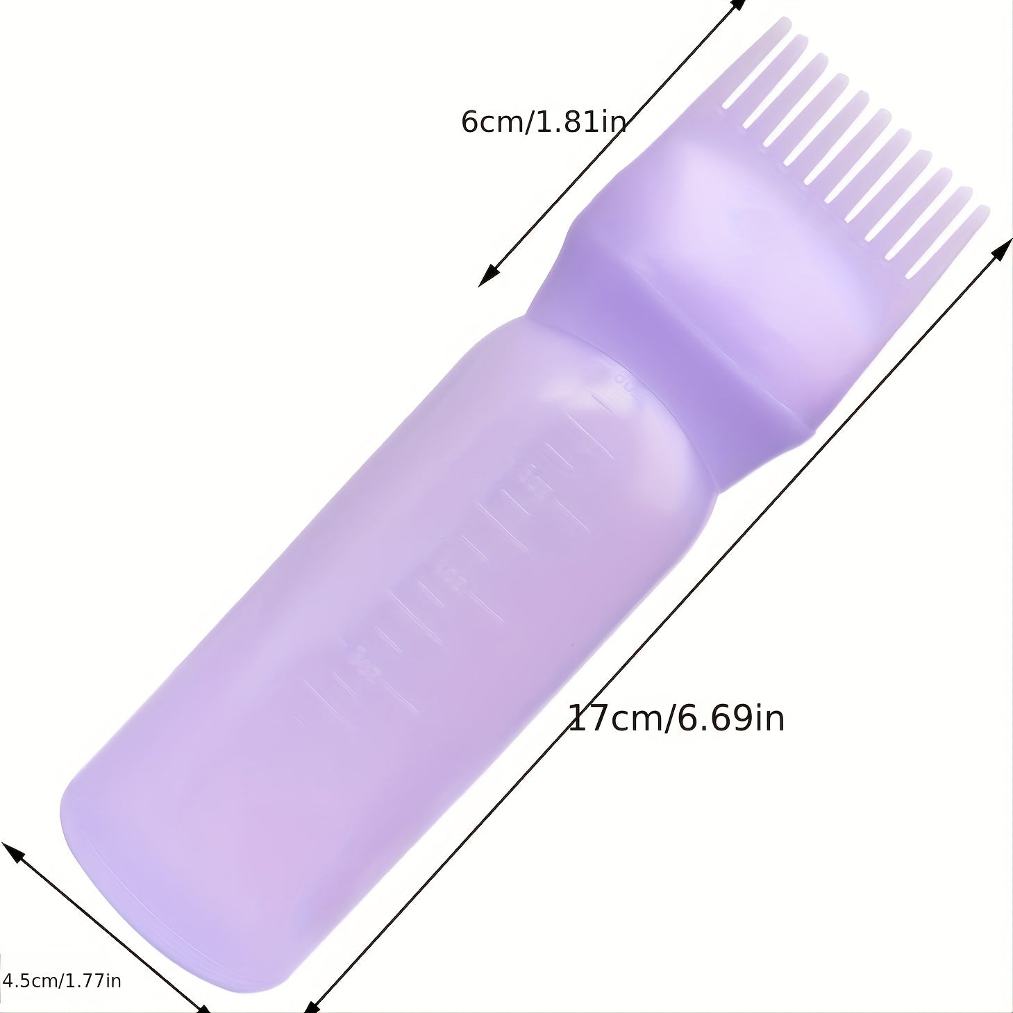 Botella de Plástico para Lavado y Tinte Capilar – Precisión y Comodidad en Cada Aplicación 💇♀️💧