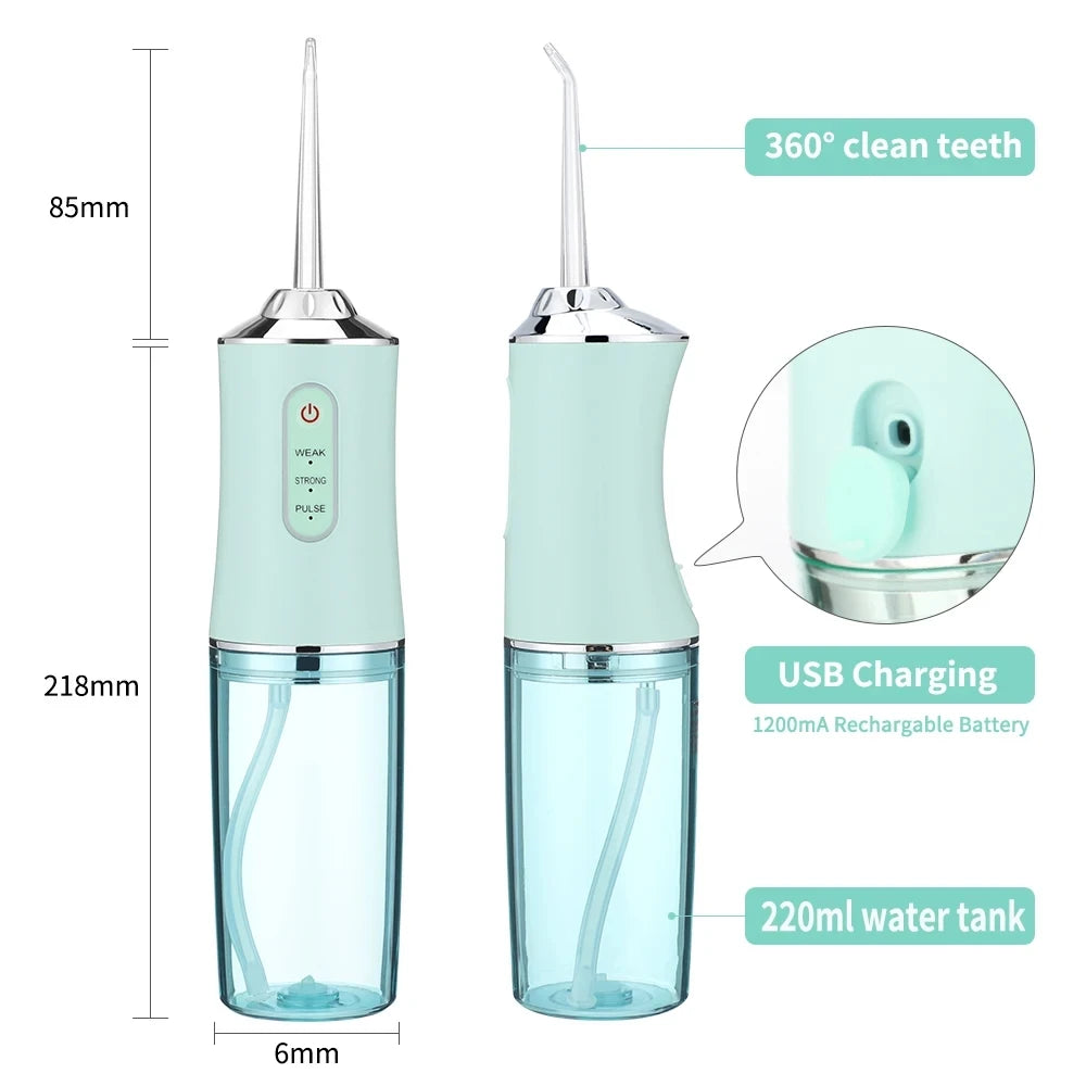 Irrigador Bucal Portátil Recargable USB – Limpieza Profesional en Casa 🦷💧