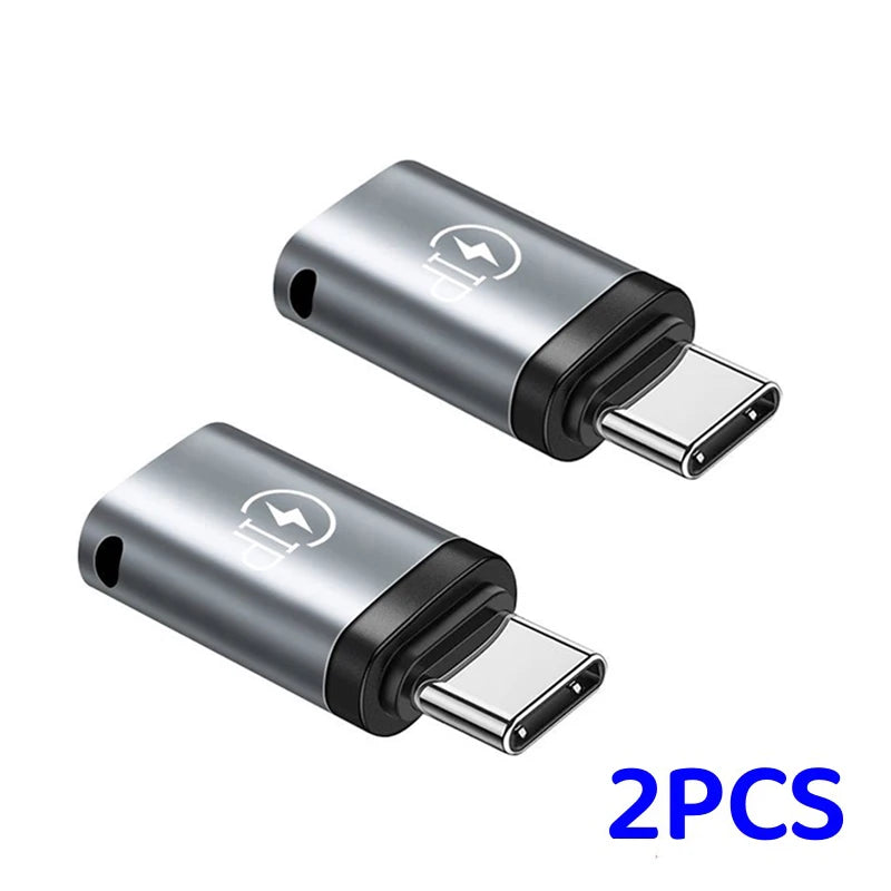 Adaptador USB C a Lightning carga rápida tipo C macho a IOS hembra convertidor transferencia de datos para Iphone15 Xiaomi adaptador USB C