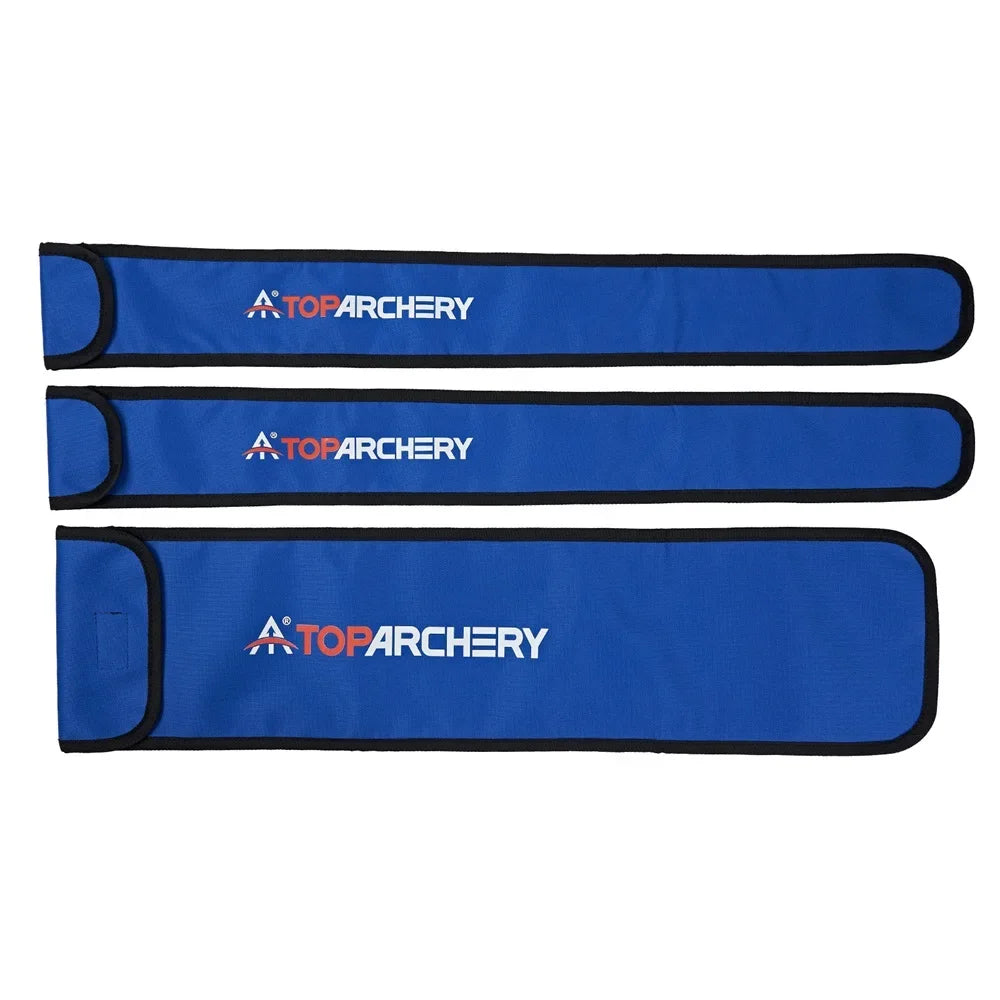Funda protectora de 2 piezas para arco de tiro con arco, accesorios recurvos para tiro de caza, fácil de llevar
