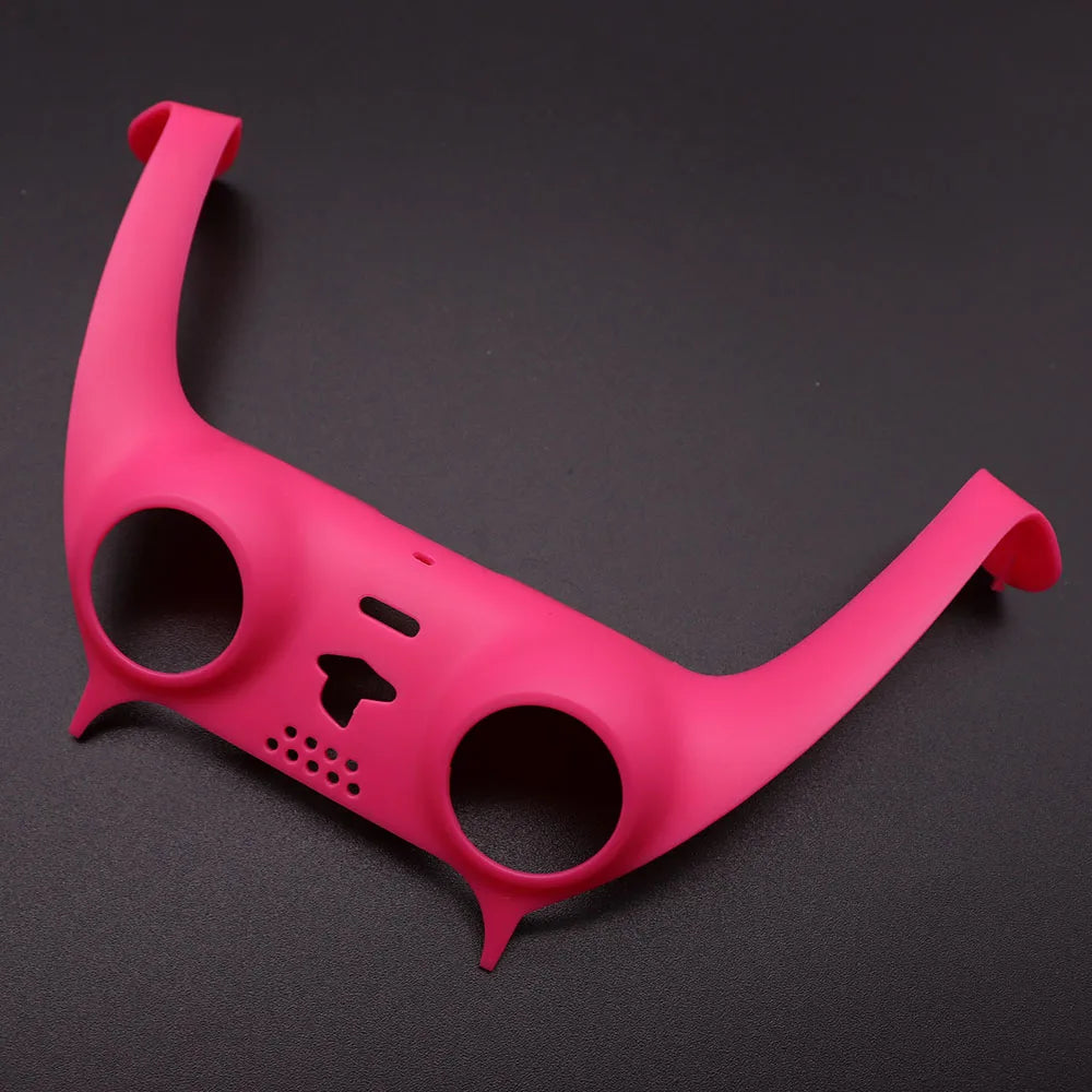 Carcasa central delantera para mando de PS5, cubierta de piel para mando, tira decorativa,