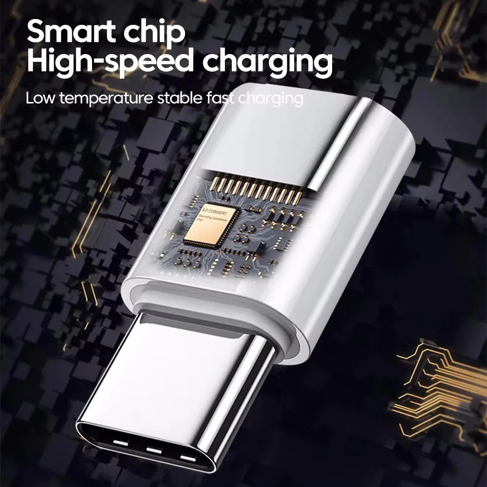 Adaptador USB C a Lightning carga rápida tipo C macho a IOS hembra convertidor transferencia de datos para Iphone15 Xiaomi adaptador USB C