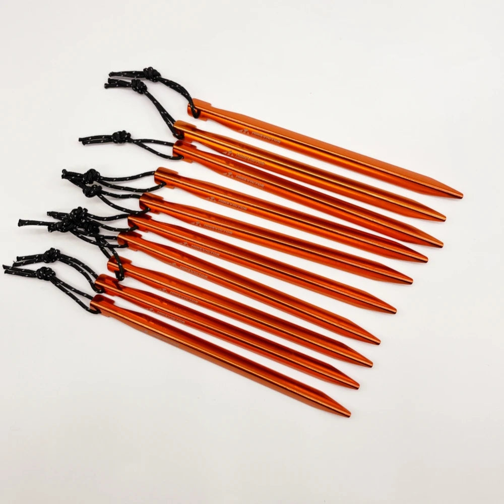 Estacas Ultraligeras de Aleación de Aluminio para Tienda de Campaña ⛺