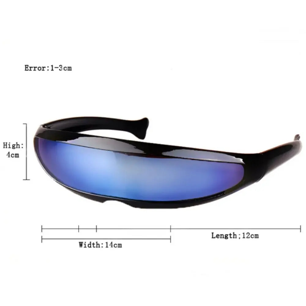 Gafas de Sol Futuristas para Hombre 😎 | Lentes Espejo Láser UV400