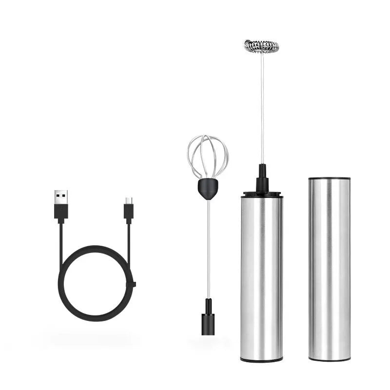Espumador de Leche Eléctrico Portátil – Recargable USB ☕✨