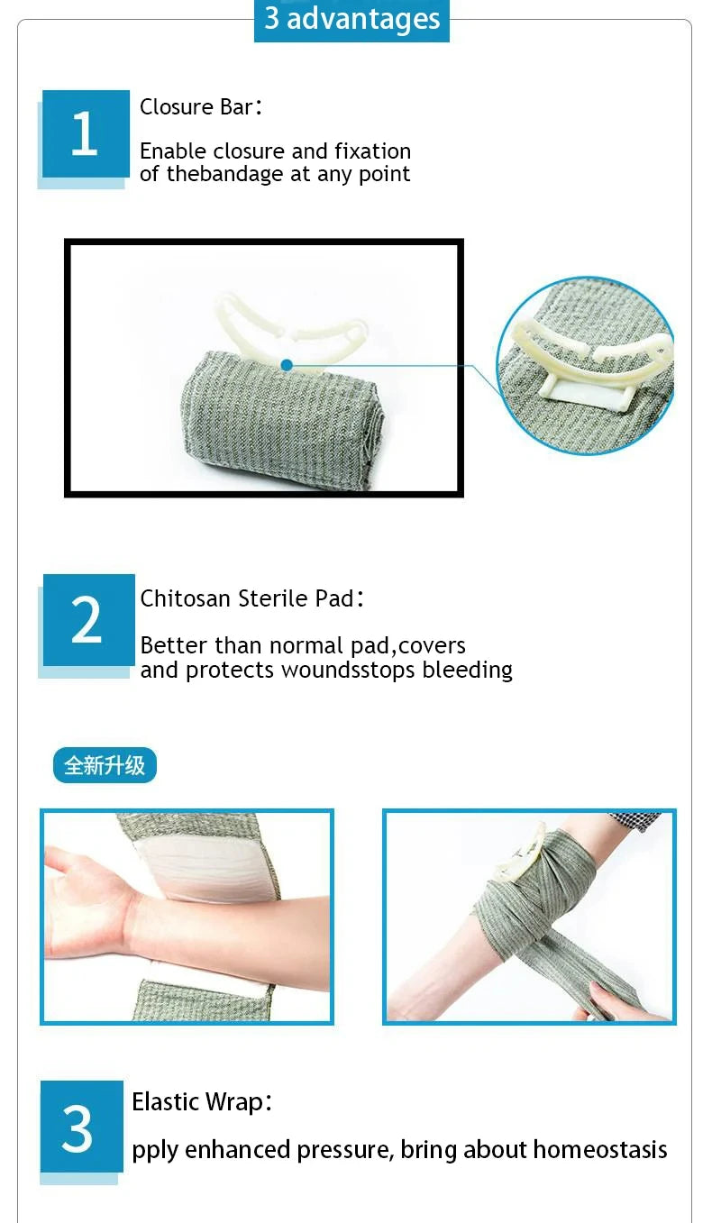 Kit Médico de Traumatismos IFAK – Vendaje Israelí de Emergencia 🩹⛺