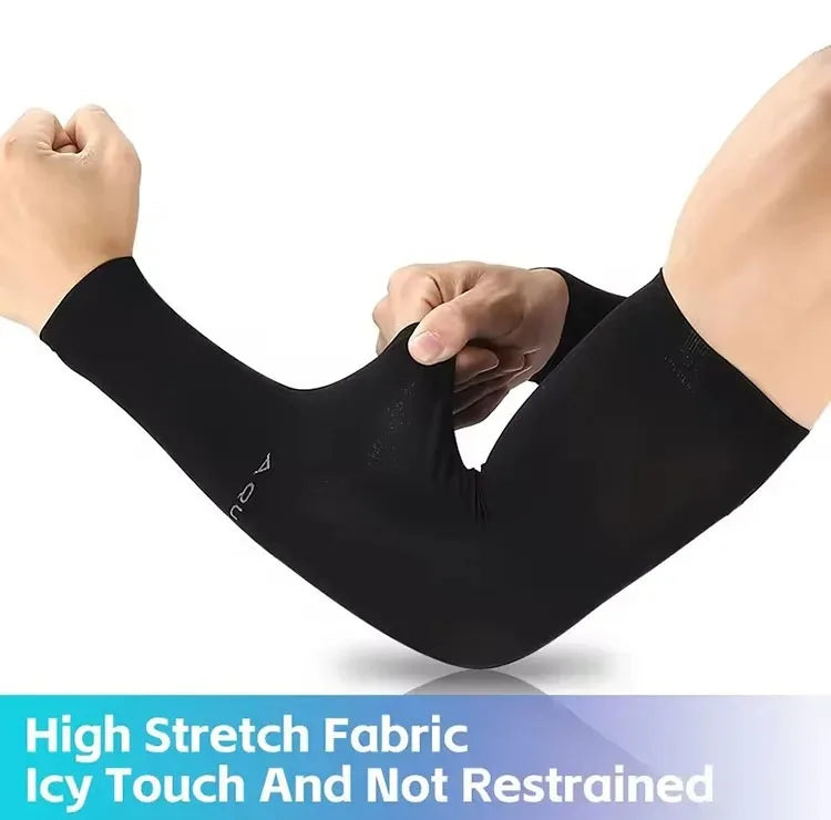 3 pares de fundas de protección solar Unisex, fundas de brazo refrescantes transpirables para actividades al aire libre, ciclismo, correr, montañismo
