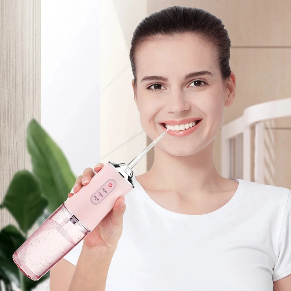 Irrigador Bucal Portátil Recargable USB – Limpieza Profesional en Casa 🦷💧