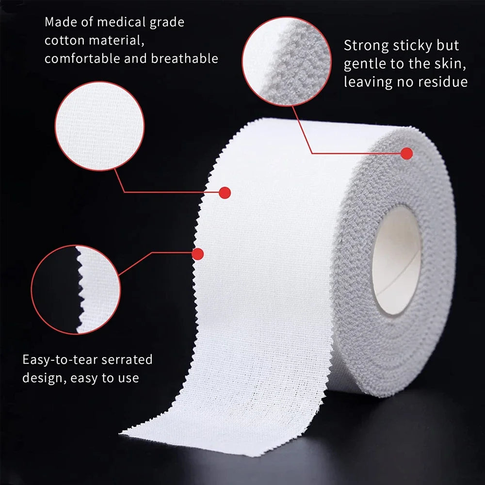 4 Rollos Cinta Atlética Preenvoltura OK TAPE – Vendaje Deportivo de Espuma 🏋️♂️