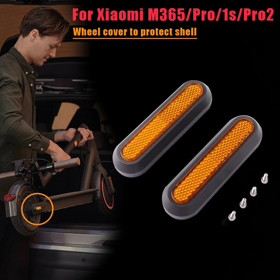 Cubierta Protectora y Reflectante para Rueda Trasera – Xiaomi Mi3 / M365 PRO / 2 / 1S PRO 🛴