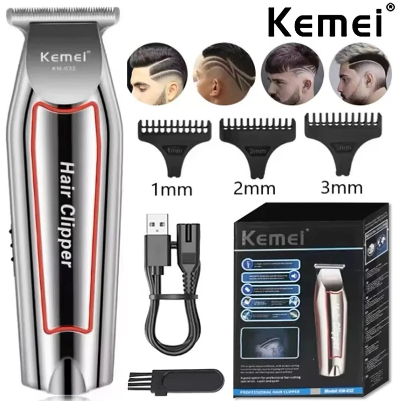 Cortadora de Pelo Profesional Kemei KM-032 💈✂️
