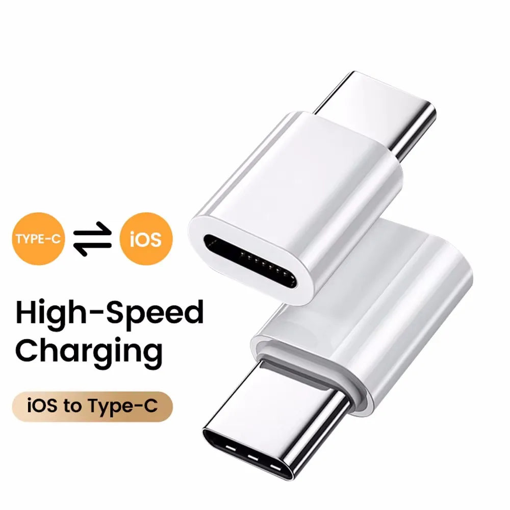 Adaptador USB C a Lightning carga rápida tipo C macho a IOS hembra convertidor transferencia de datos para Iphone15 Xiaomi adaptador USB C