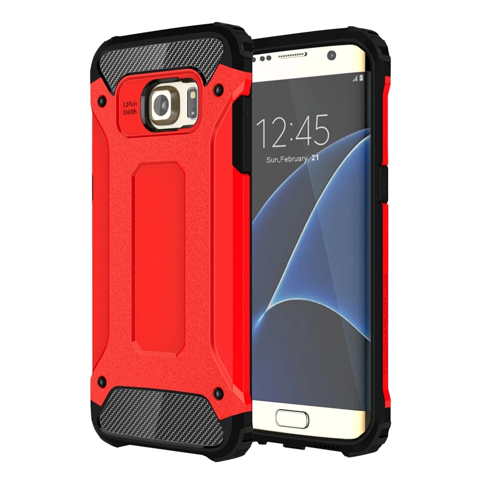 Funda de teléfono para Galaxy S7 Edge / G935 Tough Armor TPU + funda combinada para PC