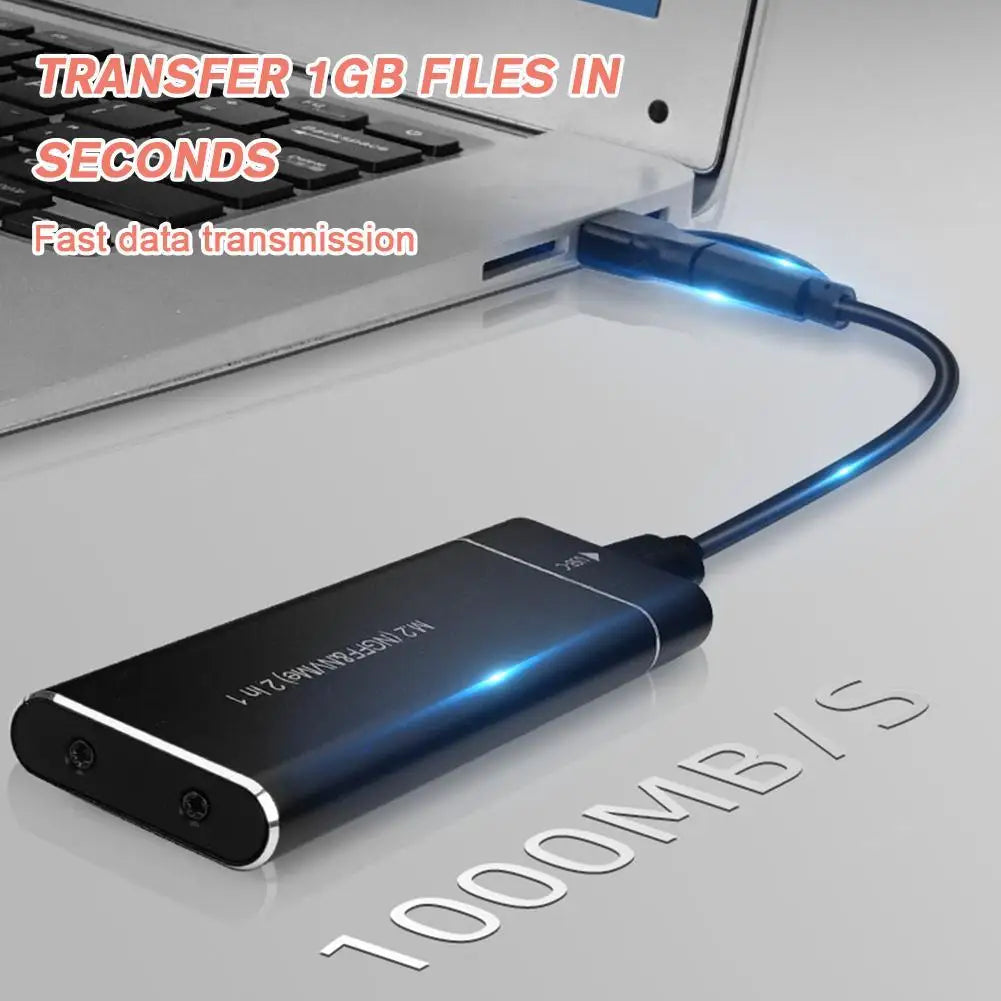 Caja SSD M2 de protocolo dual, adaptador de carcasa SSD SATA M.2 NVMe, 10Gbps, USB 3,1 tipo C, carcasa externa compatible con teclas M y B & M