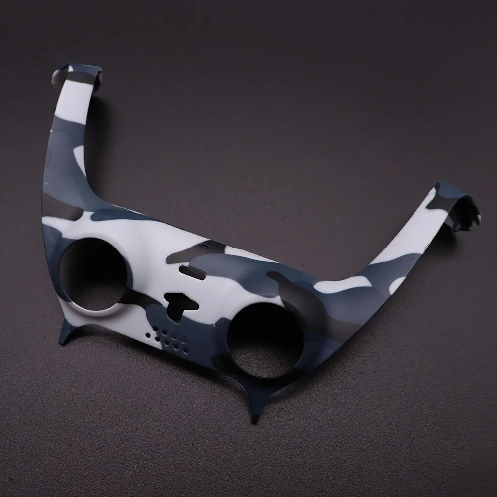 Carcasa central delantera para mando de PS5, cubierta de piel para mando, tira decorativa,