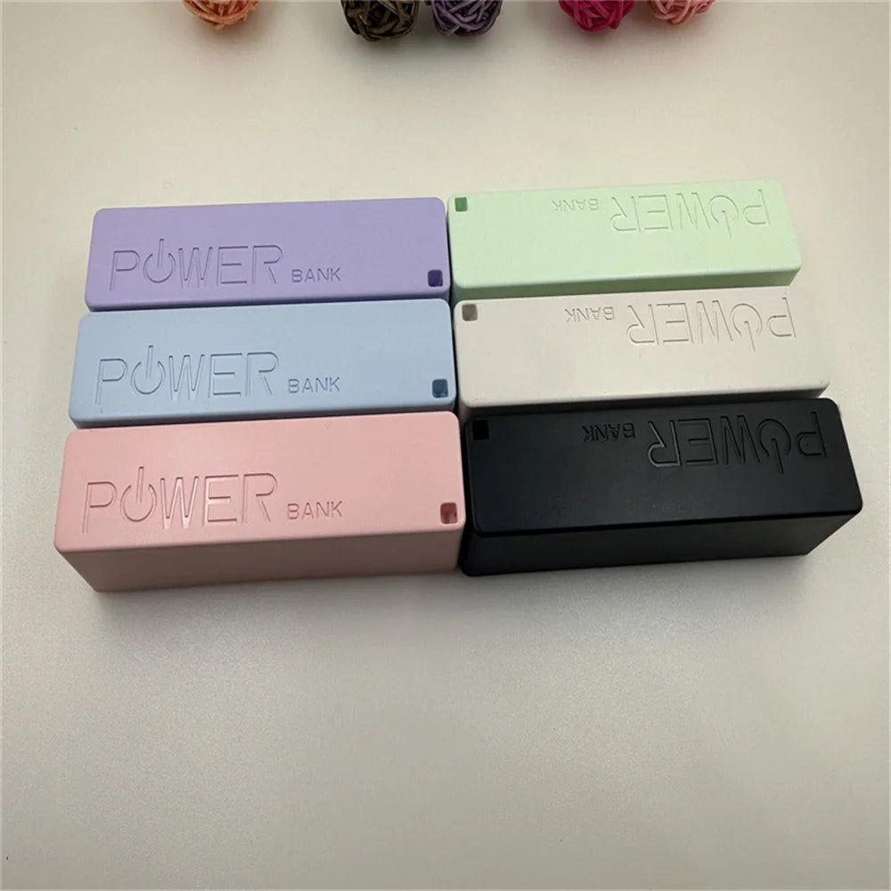 Estuche para cargador de batería portátil, caja de almacenamiento para fuente de alimentación móvil, USB, 1 sección 18650, TYPE-C DIY