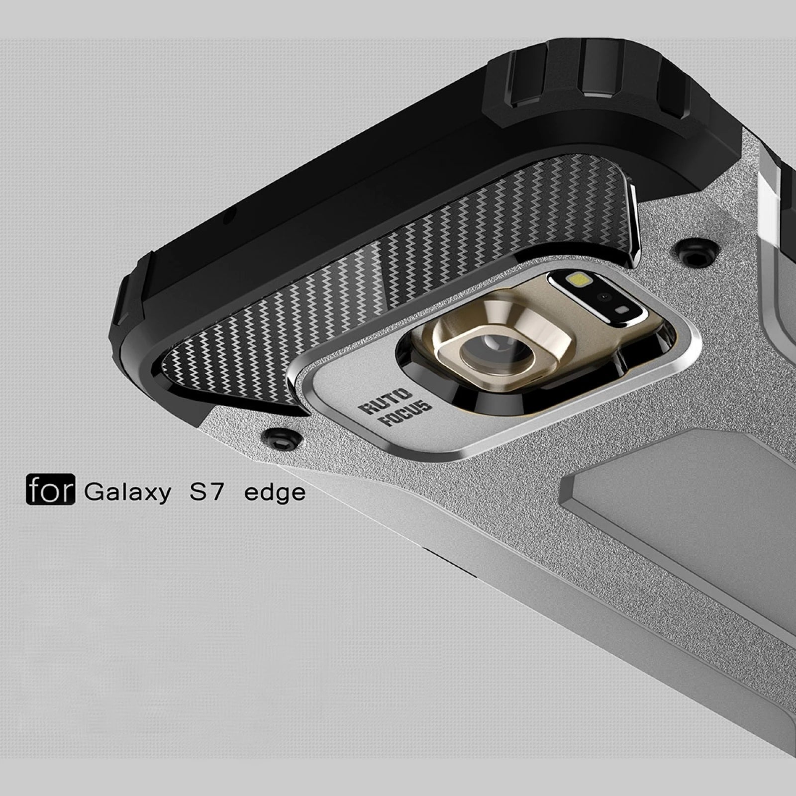 Funda de teléfono para Galaxy S7 Edge / G935 Tough Armor TPU + funda combinada para PC