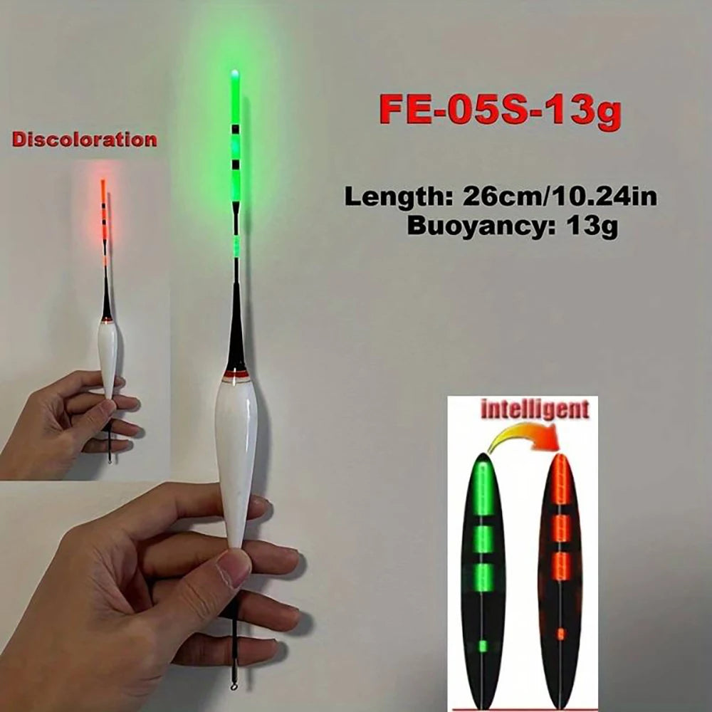 Flotador electrónico inteligente para pesca, Sensor de gravedad Led 2g 5g 7g 10g, gran flotabilidad, 2024 Pose Bobbers con batería CR425, barra luminosa