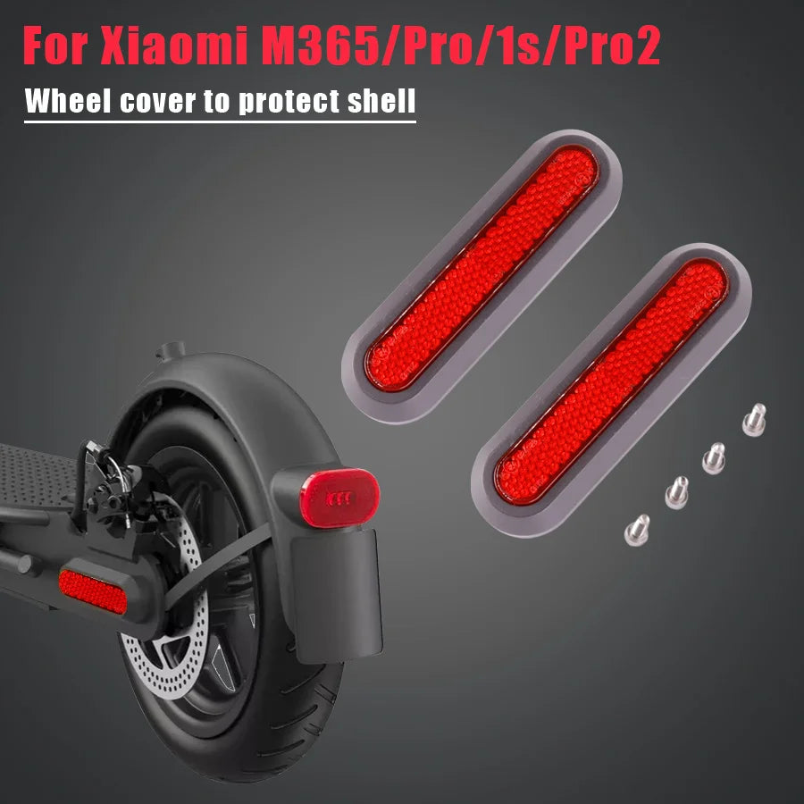 Cubierta Protectora y Reflectante para Rueda Trasera – Xiaomi Mi3 / M365 PRO / 2 / 1S PRO 🛴
