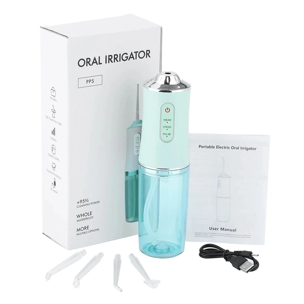 Irrigador Bucal Portátil Recargable USB – Limpieza Profesional en Casa 🦷💧
