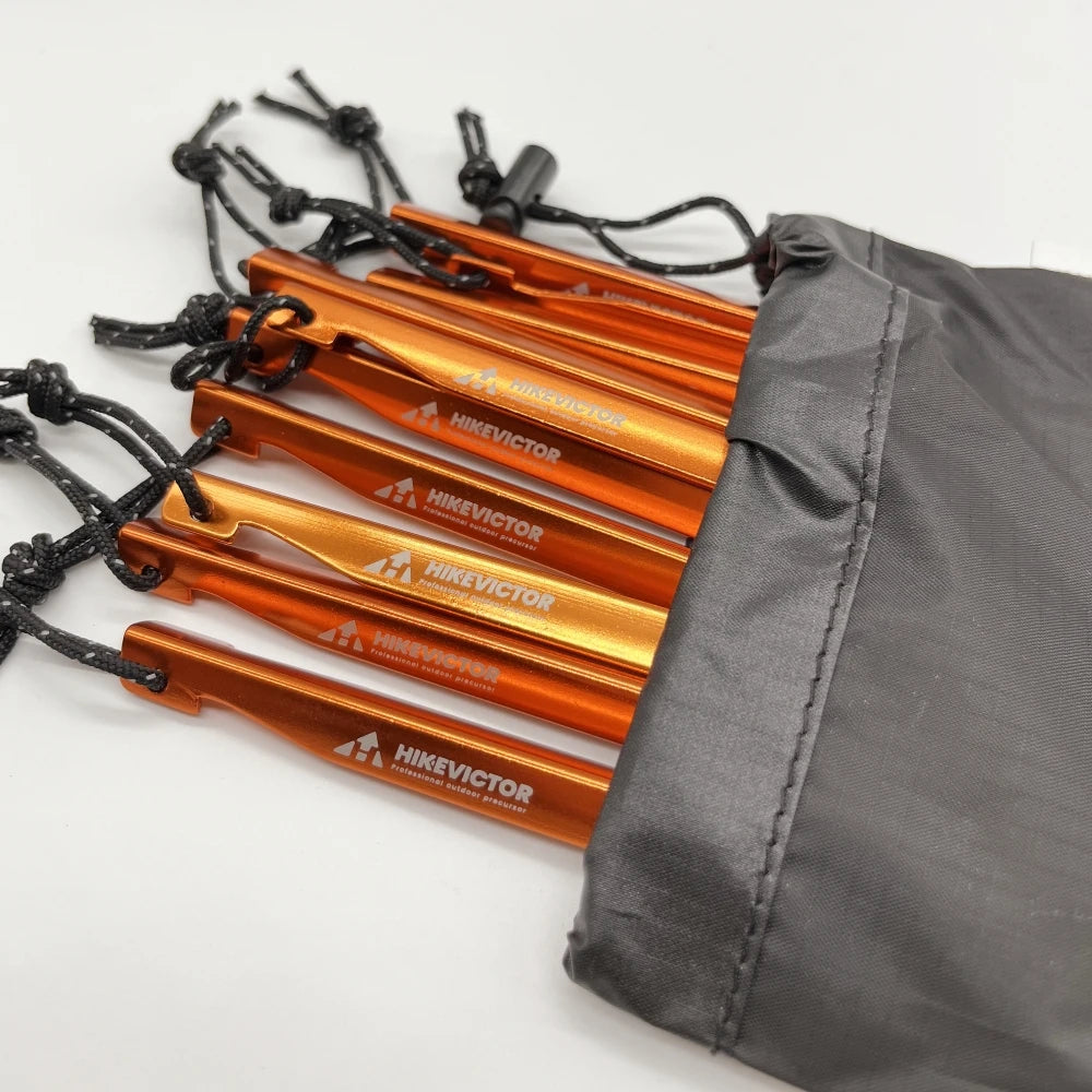 Estacas Ultraligeras de Aleación de Aluminio para Tienda de Campaña ⛺