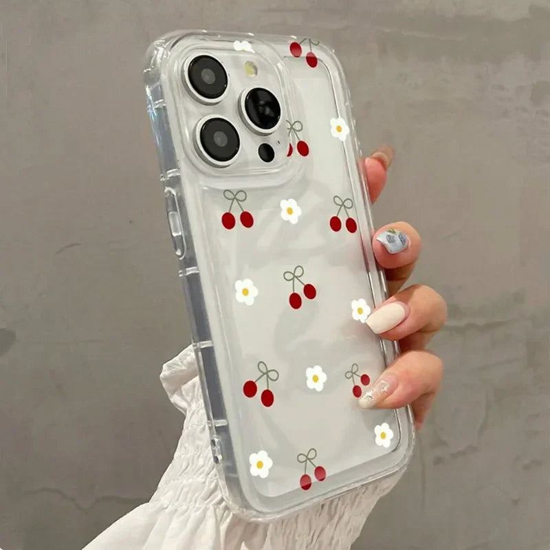 Funda de teléfono bonita cereza y Margarita para Xiaomi Redmi Note 12 13 5G 10Pro fundas 11 10 12S 13pro 4G 11S 12ProPlus 11Pro 12C 13C