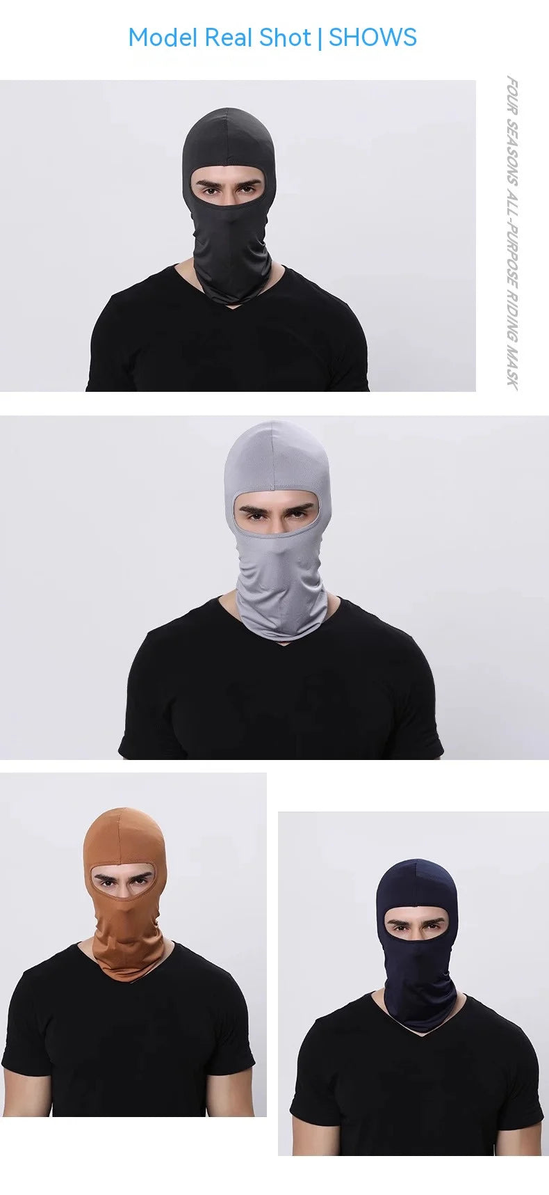 1 pieza máscara de conducción al aire libre casco bicicleta a prueba de viento Bandana deportiva protector solar sombrero cubierto