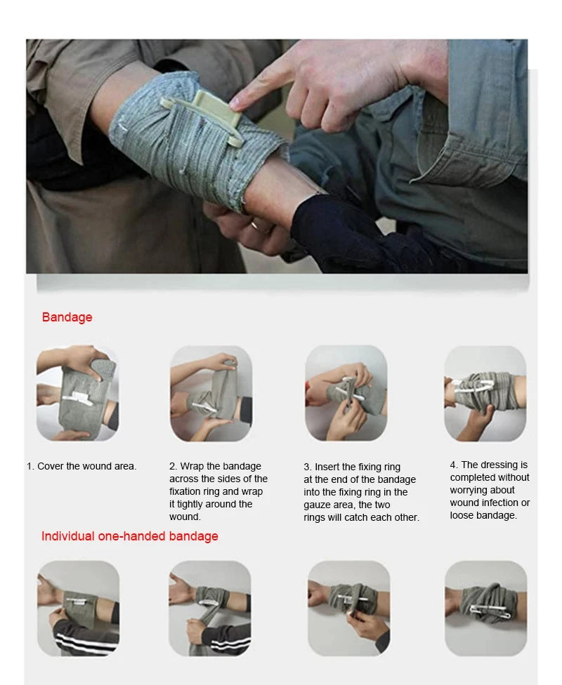 Kit Médico de Traumatismos IFAK – Vendaje Israelí de Emergencia 🩹⛺