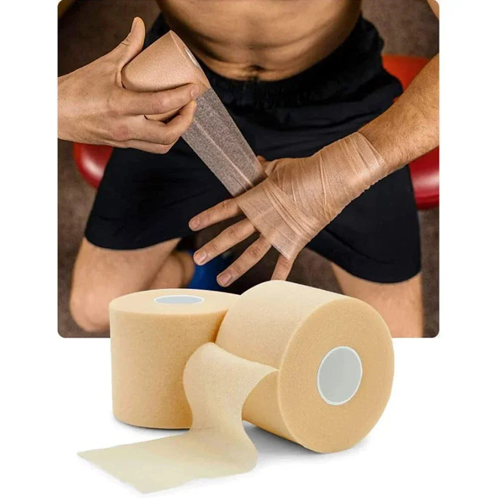 4 Rollos Cinta Atlética Preenvoltura OK TAPE – Vendaje Deportivo de Espuma 🏋️♂️