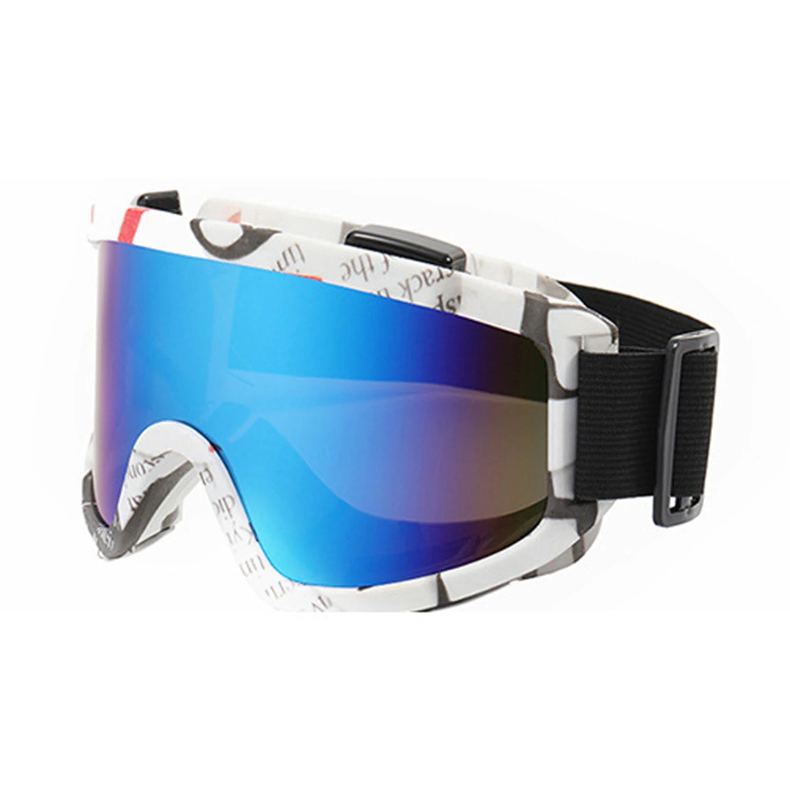 Gafas de esquí de montura grande con lentes coloridas, lentes anticolisión y antideslumbrantes, para deportes al aire libre, nieve, Snowboard, snowboard, esquí