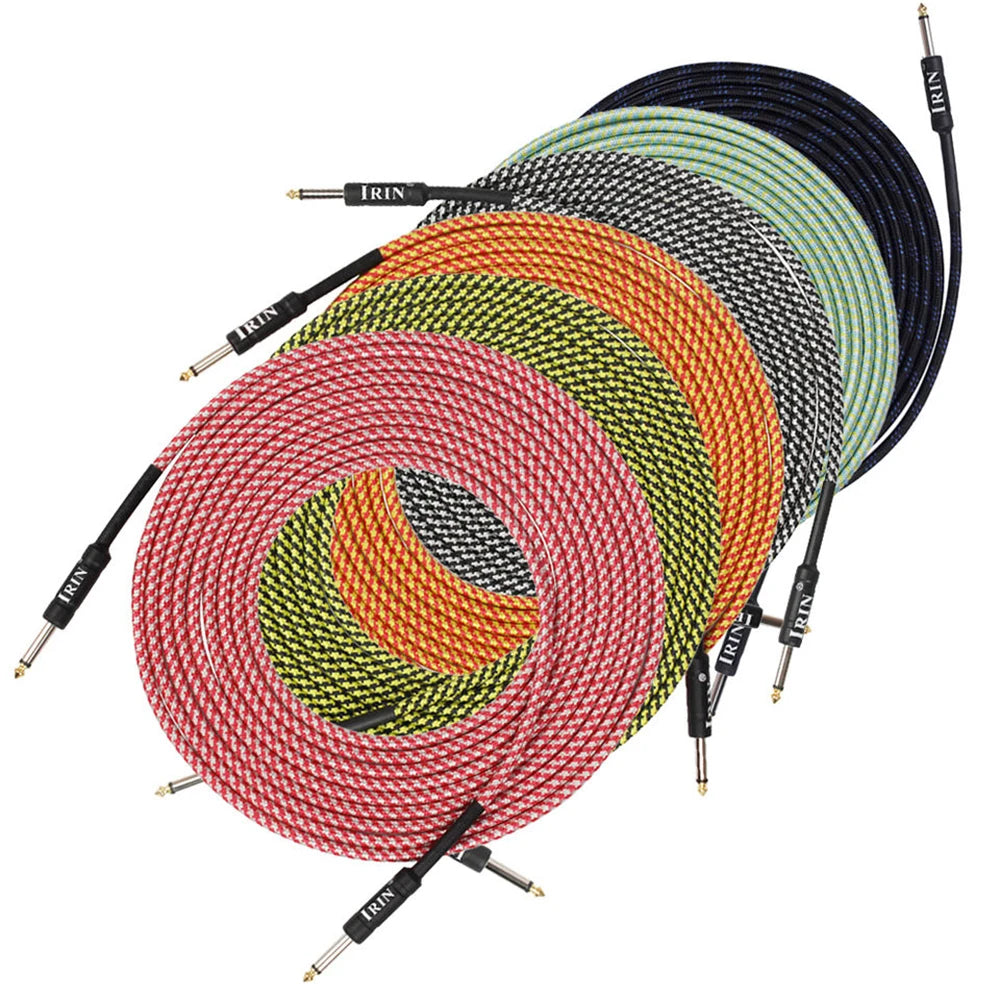 Cable de Audio IRIN 6,5mm – Conexión Profesional para Instrumentos 🎸
