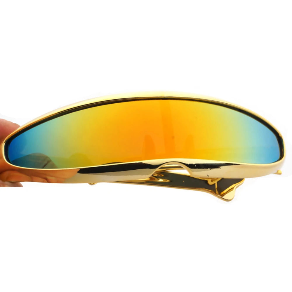 Gafas de Sol Futuristas para Hombre 😎 | Lentes Espejo Láser UV400