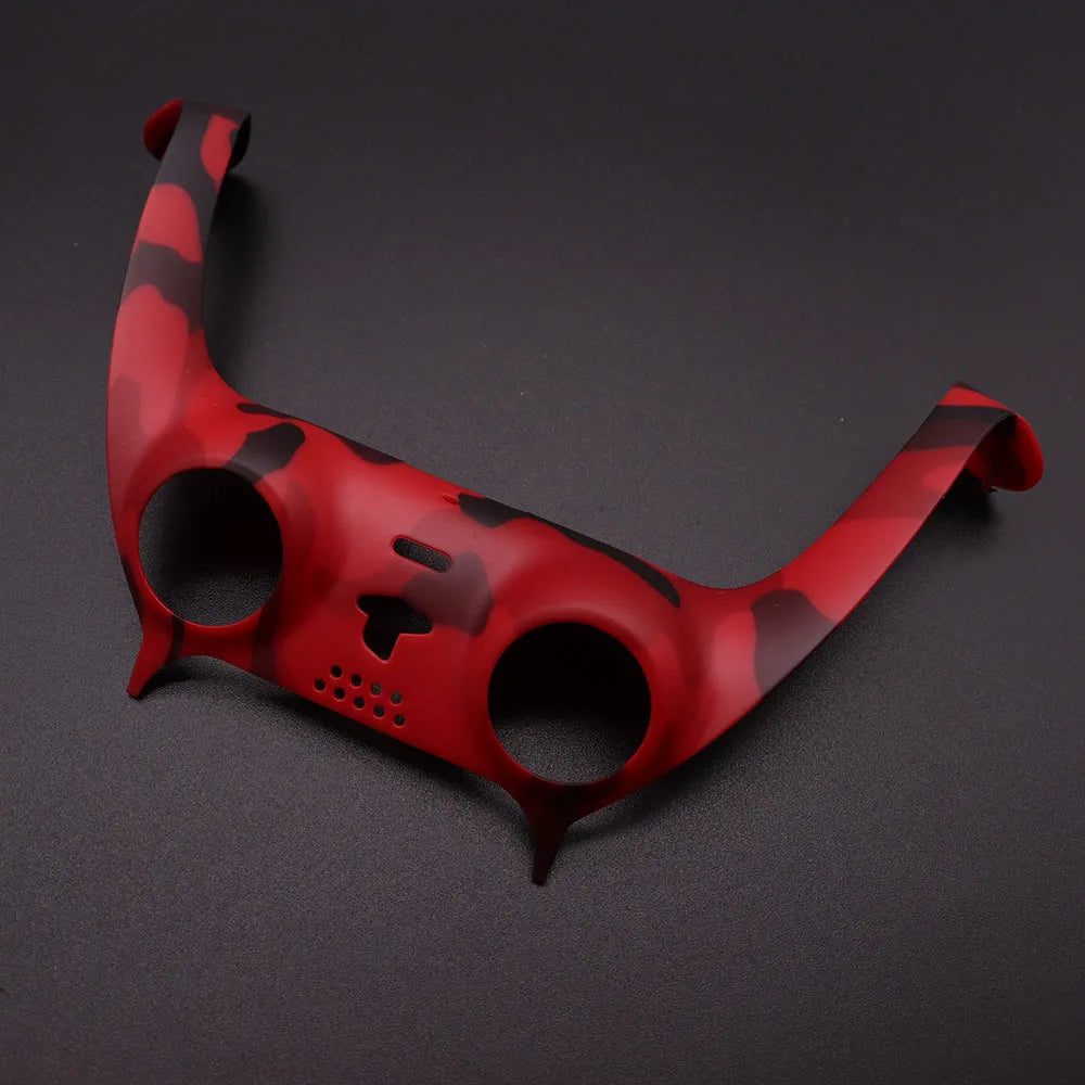 Carcasa central delantera para mando de PS5, cubierta de piel para mando, tira decorativa,