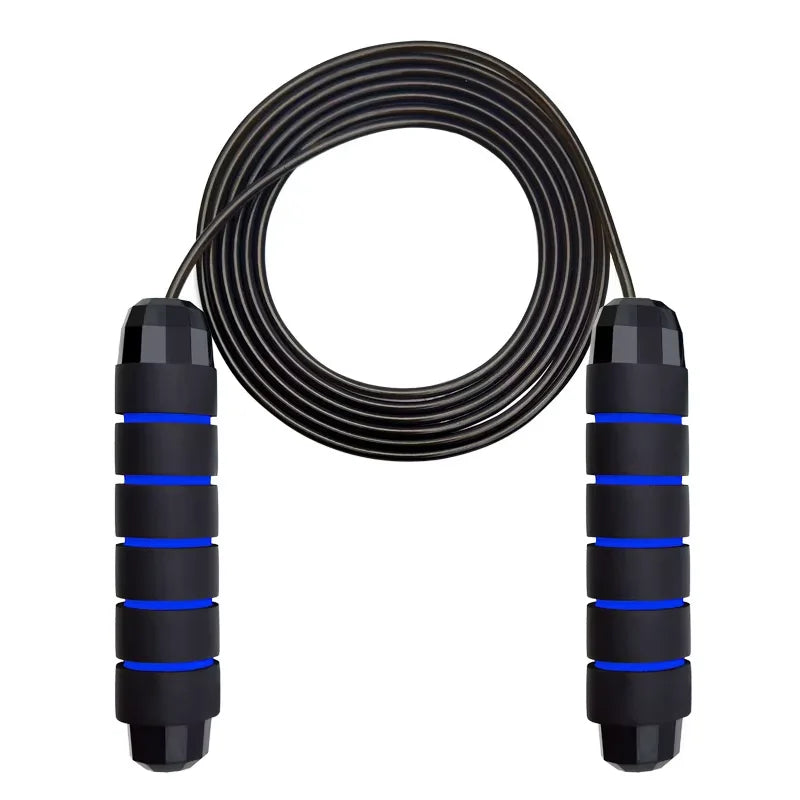 Cuerda para saltar de acero ajustable, cuerda para saltar de velocidad rápida, mango de espuma, ejercicio, Fitness, gimnasio en casa