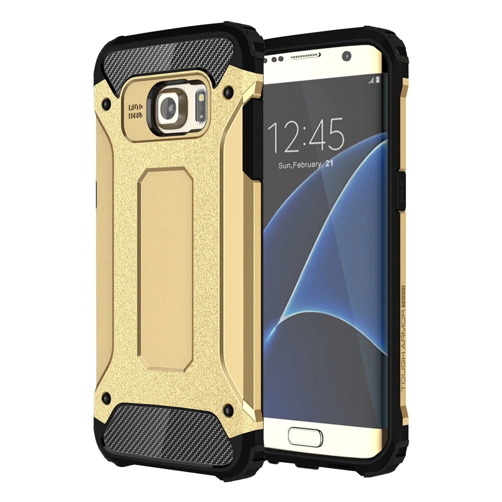 Funda de teléfono para Galaxy S7 Edge / G935 Tough Armor TPU + funda combinada para PC