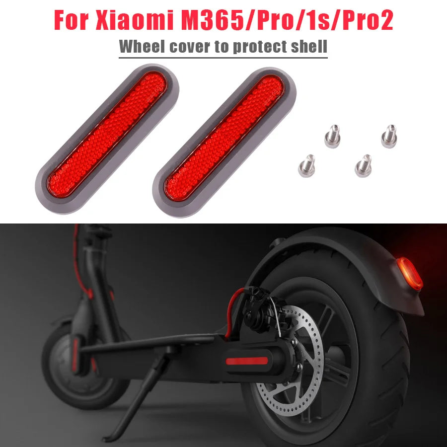 Cubierta Protectora y Reflectante para Rueda Trasera – Xiaomi Mi3 / M365 PRO / 2 / 1S PRO 🛴