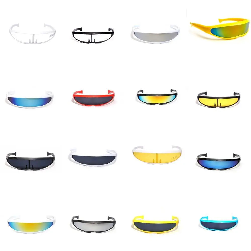 Gafas de Sol Futuristas para Hombre 😎 | Lentes Espejo Láser UV400