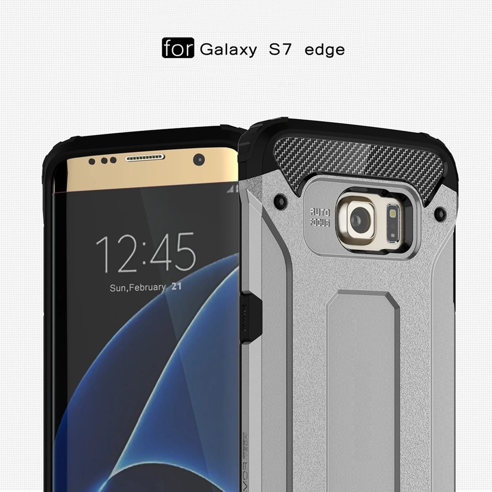 Funda de teléfono para Galaxy S7 Edge / G935 Tough Armor TPU + funda combinada para PC
