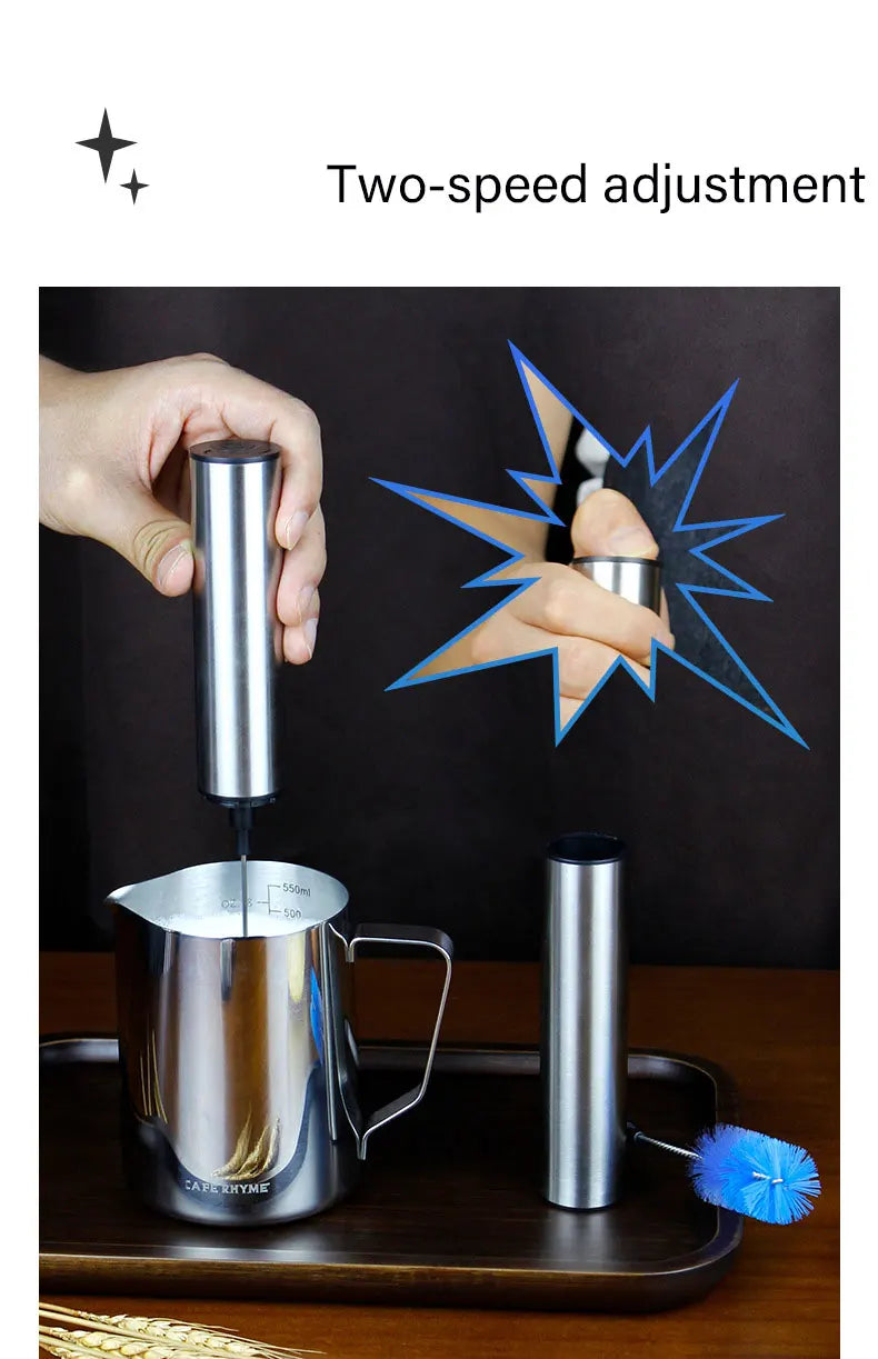 Espumador de Leche Eléctrico Portátil – Recargable USB ☕✨
