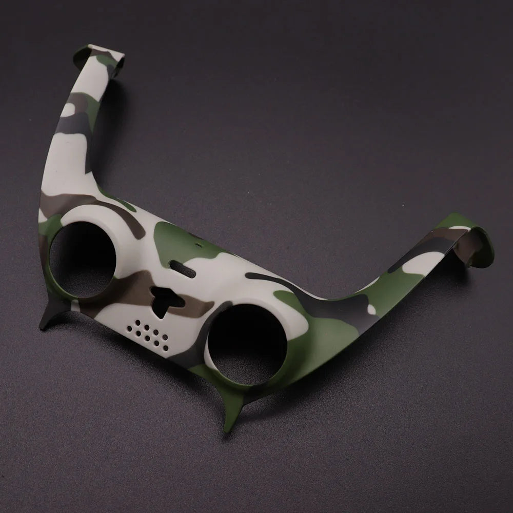 Carcasa central delantera para mando de PS5, cubierta de piel para mando, tira decorativa,