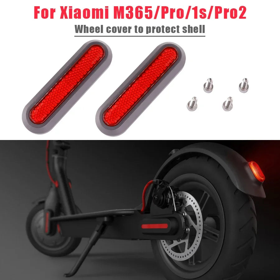 Cubierta Protectora y Reflectante para Rueda Trasera – Xiaomi Mi3 / M365 PRO / 2 / 1S PRO 🛴