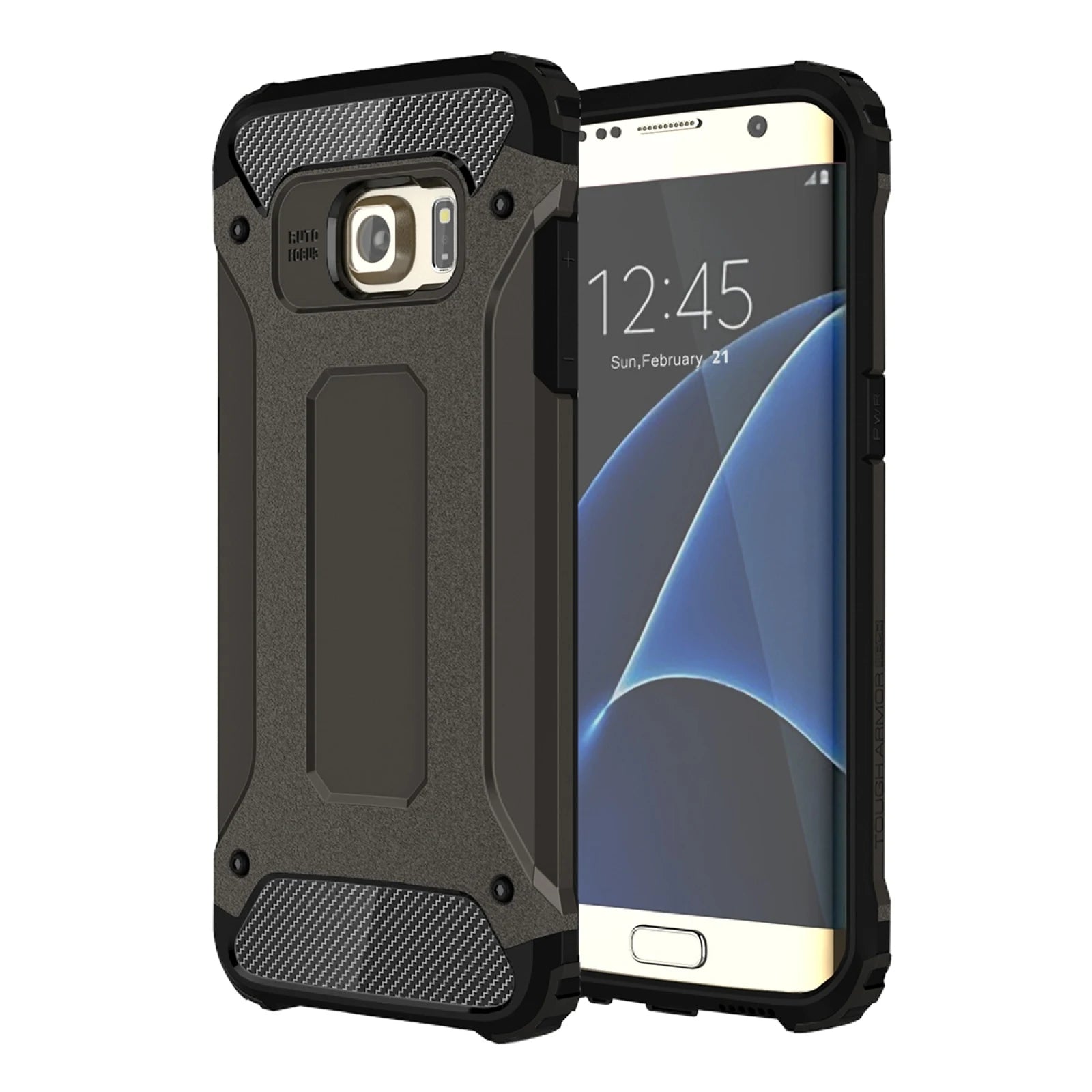 Funda de teléfono para Galaxy S7 Edge / G935 Tough Armor TPU + funda combinada para PC