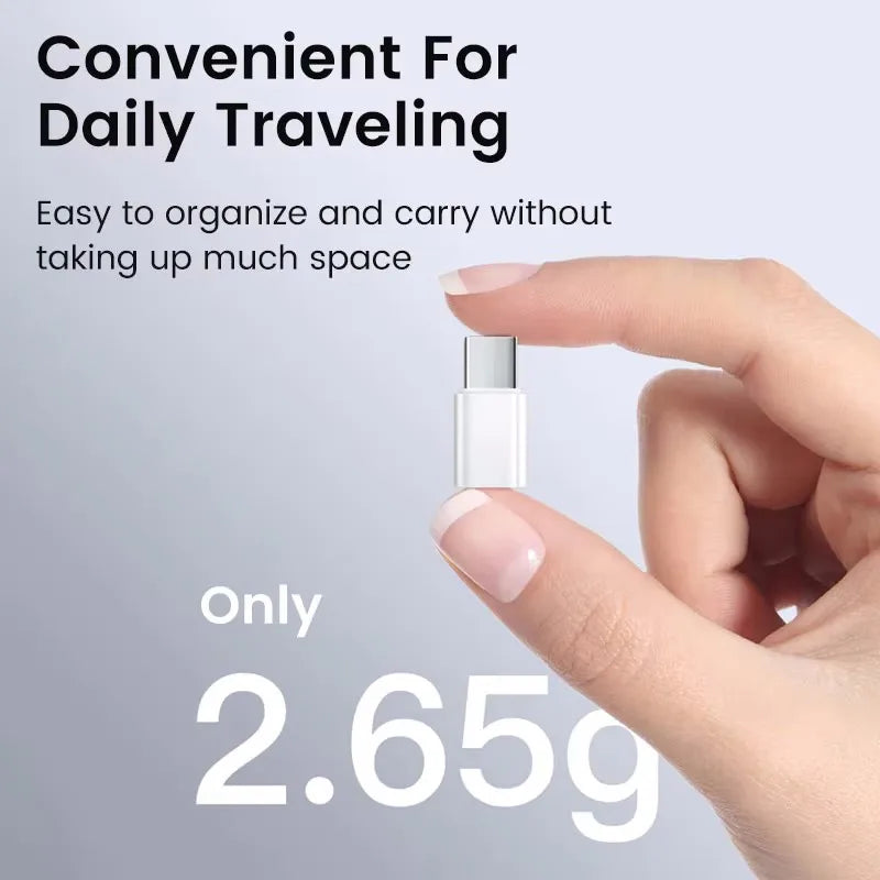 Adaptador USB C a Lightning carga rápida tipo C macho a IOS hembra convertidor transferencia de datos para Iphone15 Xiaomi adaptador USB C