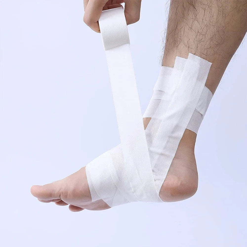 4 Rollos Cinta Atlética Preenvoltura OK TAPE – Vendaje Deportivo de Espuma 🏋️♂️