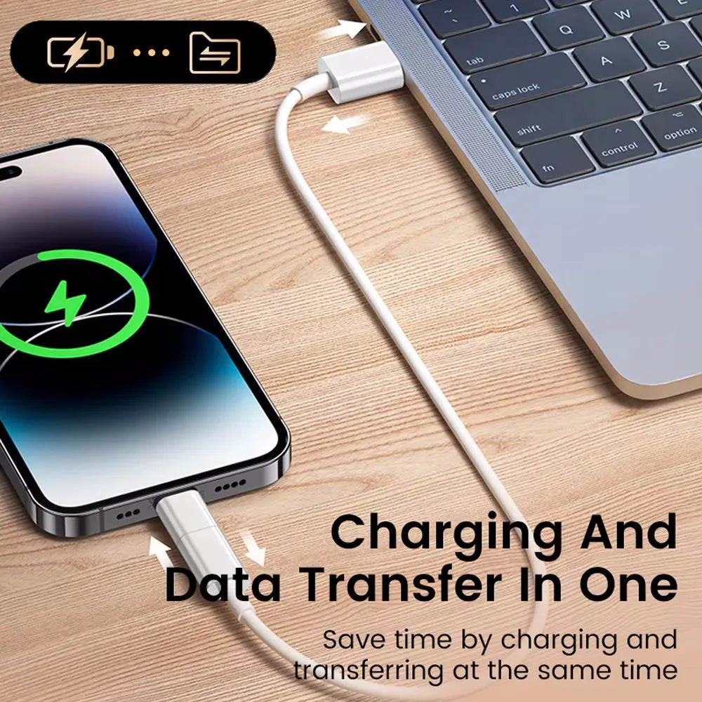 Adaptador USB C a Lightning carga rápida tipo C macho a IOS hembra convertidor transferencia de datos para Iphone15 Xiaomi adaptador USB C
