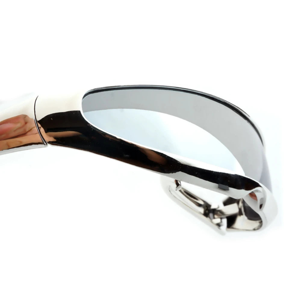 Gafas de Sol Futuristas para Hombre 😎 | Lentes Espejo Láser UV400