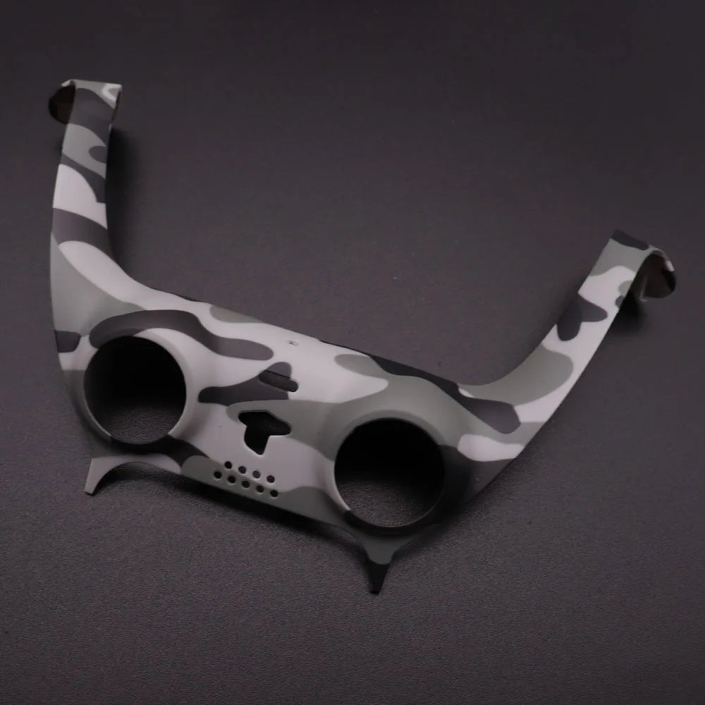 Carcasa central delantera para mando de PS5, cubierta de piel para mando, tira decorativa,